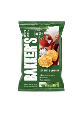 Sea Salt And Vinegar Oven Baked Potato Chips